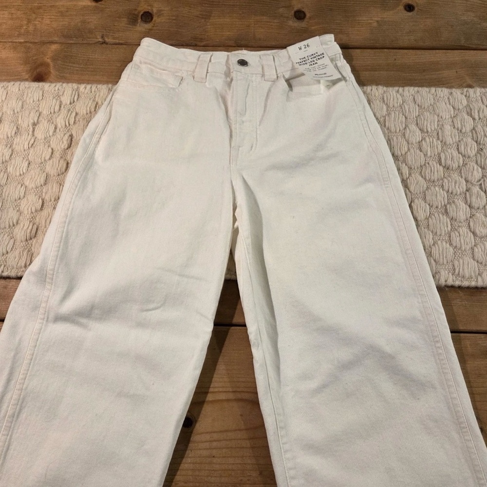 Madewell Curvy Perfect Vintage Wide Leg Crop 26